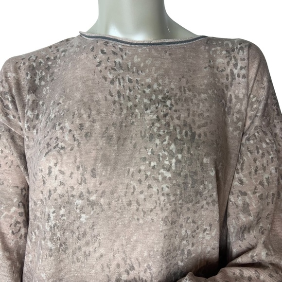 ‼️3 for $35‼️ - Heather Blush Long Sleeve side tie knot Top - (#0618) - Picture 2 of 10